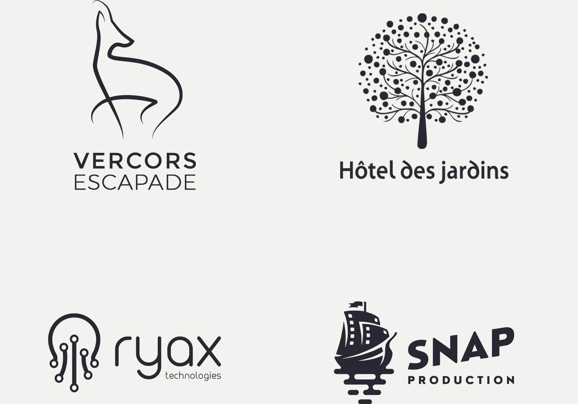 Création de logos – Antoine Masure graphiste