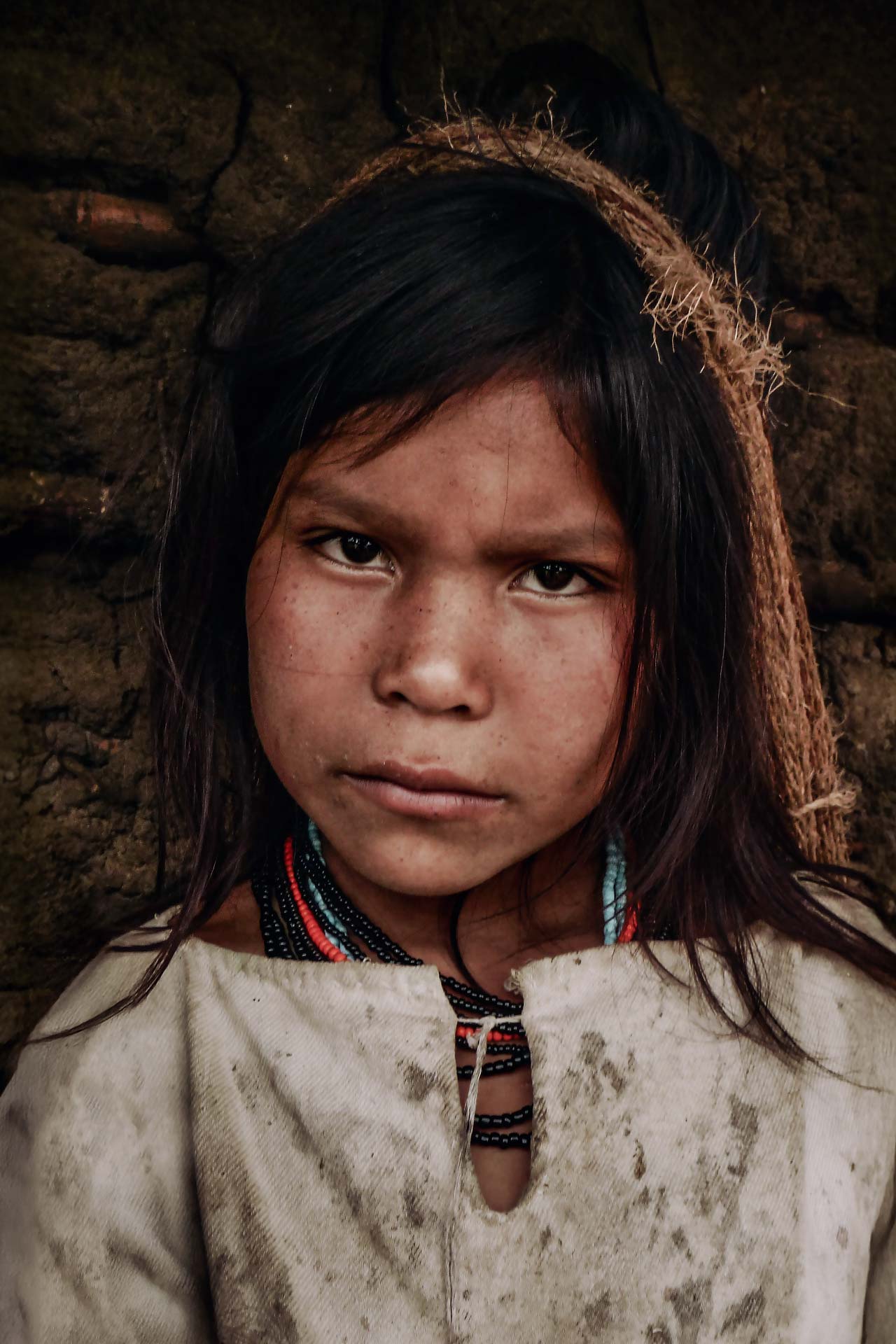 fillette Kogis, Colombie - photographie tribale