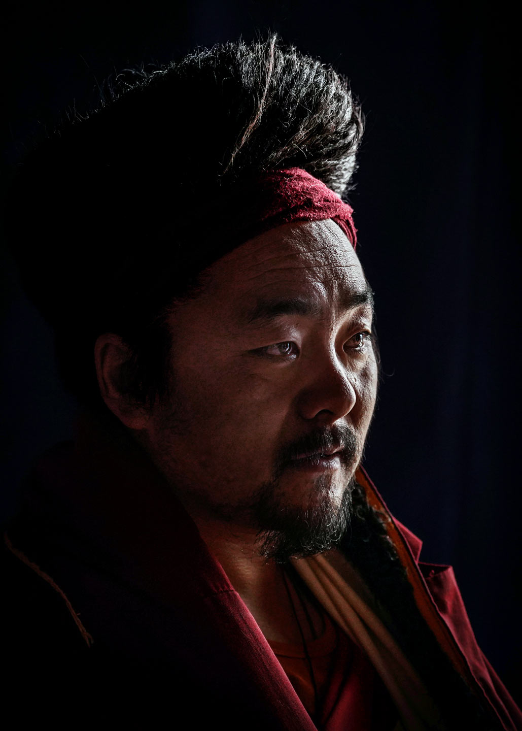 Portrait artistique au Tibet