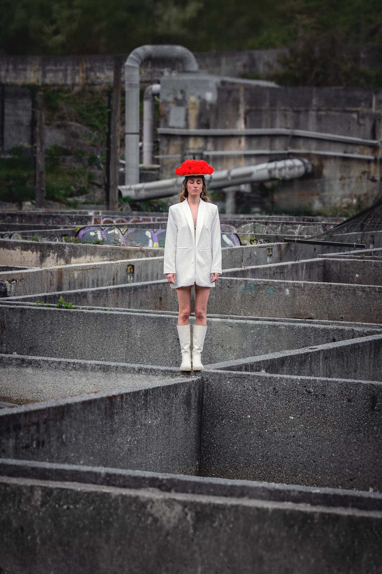 Portrait mode squat côte basque – style lifestyle