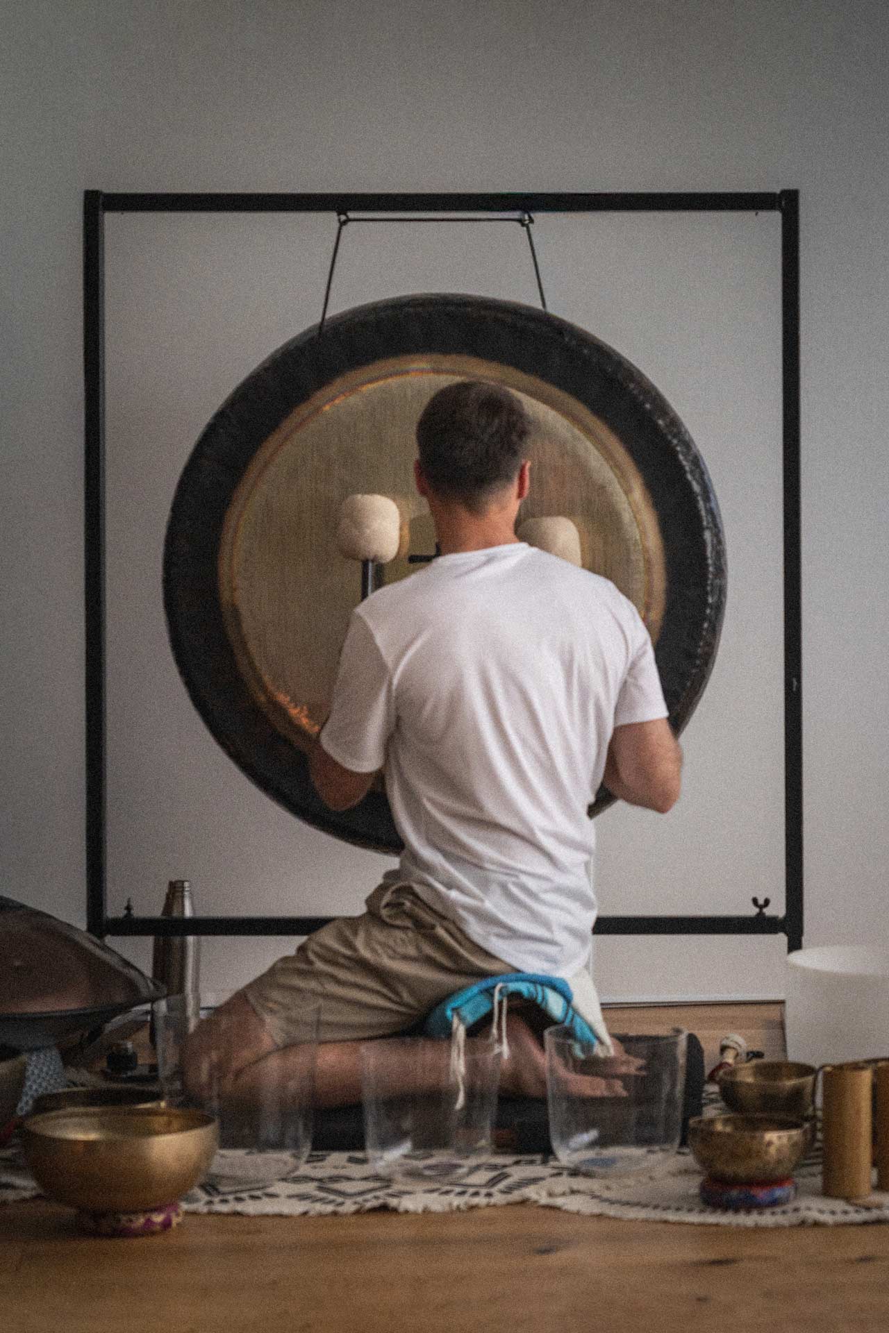 Gong bain sonore, Amargia, saint jean de luz - photographie bien être